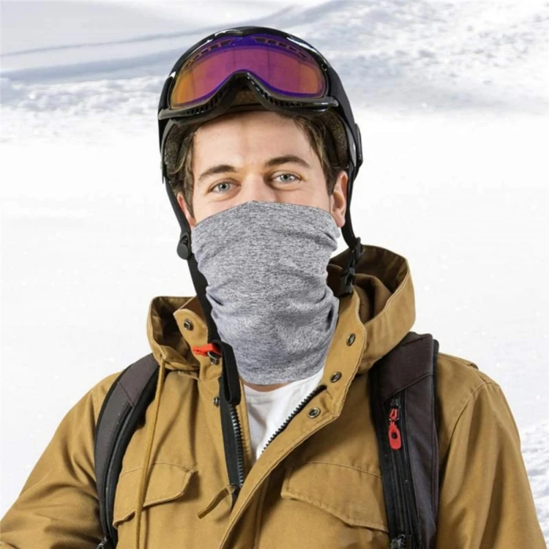 

4 Colors Washable Scarf Bandanas Neck Gaiter with Safety Carbon Filters,Multi-purpose Face Cover For Men Women Sports/Outdoors