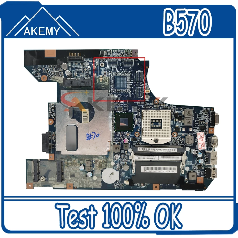 

Laptop Motherboard For LENOVO Ideapad B570 V570 Mainboard 10290-2 48.4PA01.021 11S11013536ZZ HM65 DDR3
