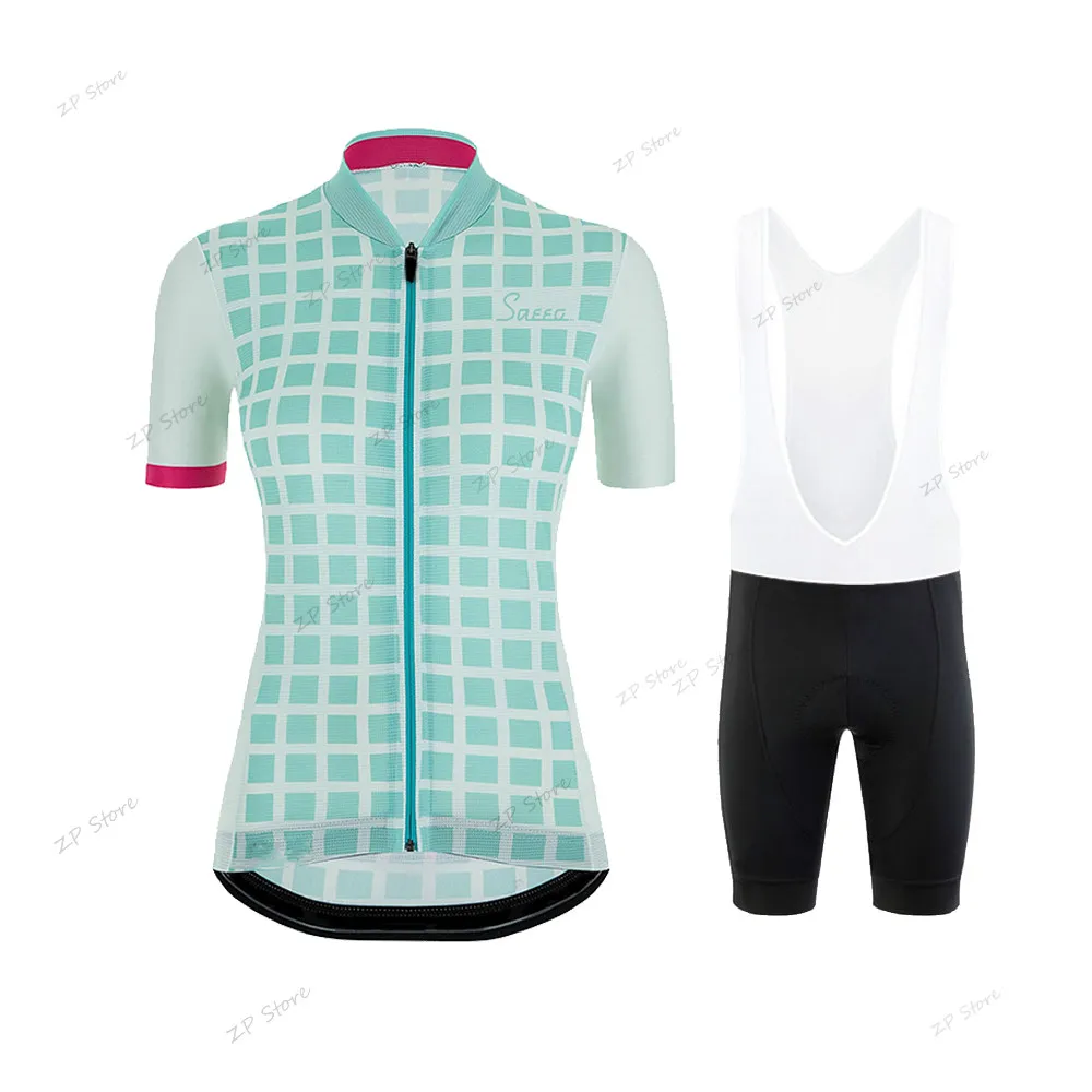 Летний женский комплект для велоспорта Jersey2020 дышащий с защитой от