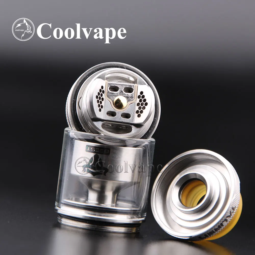 Coolvape 100% оригинальный Tauren Rta атомайзер емкостью 2 мл/4 5 мл MTL rta бак с 810 PEI Single/ Dual Vape vs
