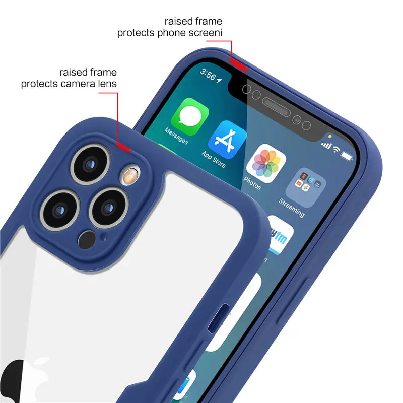 Защитный чехол для iPhone 11 12 Pro Max XS X XR 7 8 Plus 13Pro | Мобильные телефоны и аксессуары