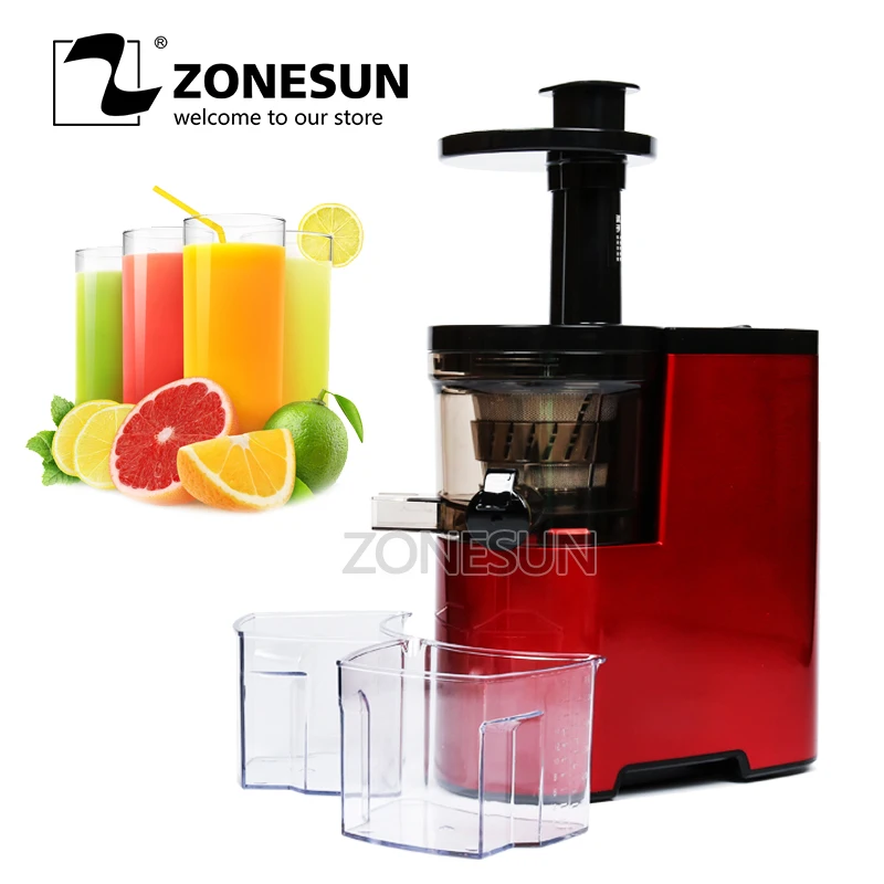 

ZONESUN High End Red Juice Machine Homemade Nutritious And Healthy Juice/ Easy Operation Juicer