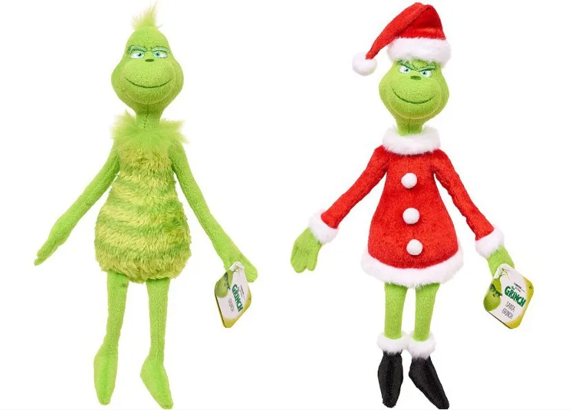 Рождественская плюшевая игрушка geek grinch зеленая пушистая детская мультяшная