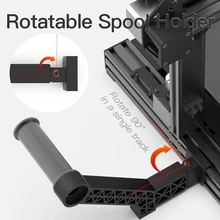 CREALITY 3D Parts Factory Supply Black High Quality Rotatable Filament Spool Holder Kit For Ender-3 Series CR-6 SE 3D Printer