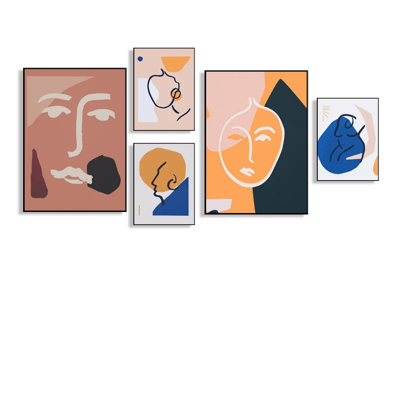 Минималистичные скандинавские постеры абстрактная Геометрическая графика