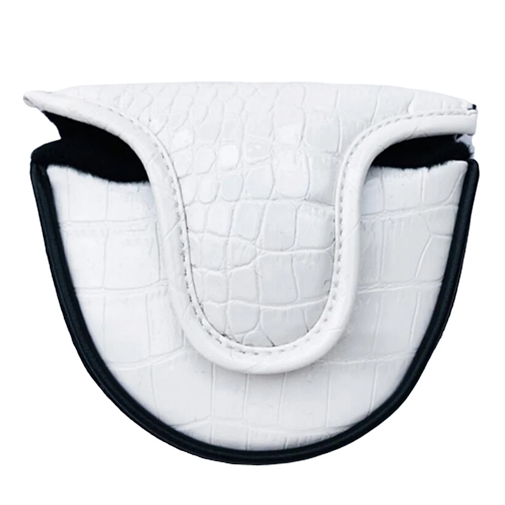 

Mallet Putter Headcover -Replacement Putter Covers -Solid Colour Head Sleeve for