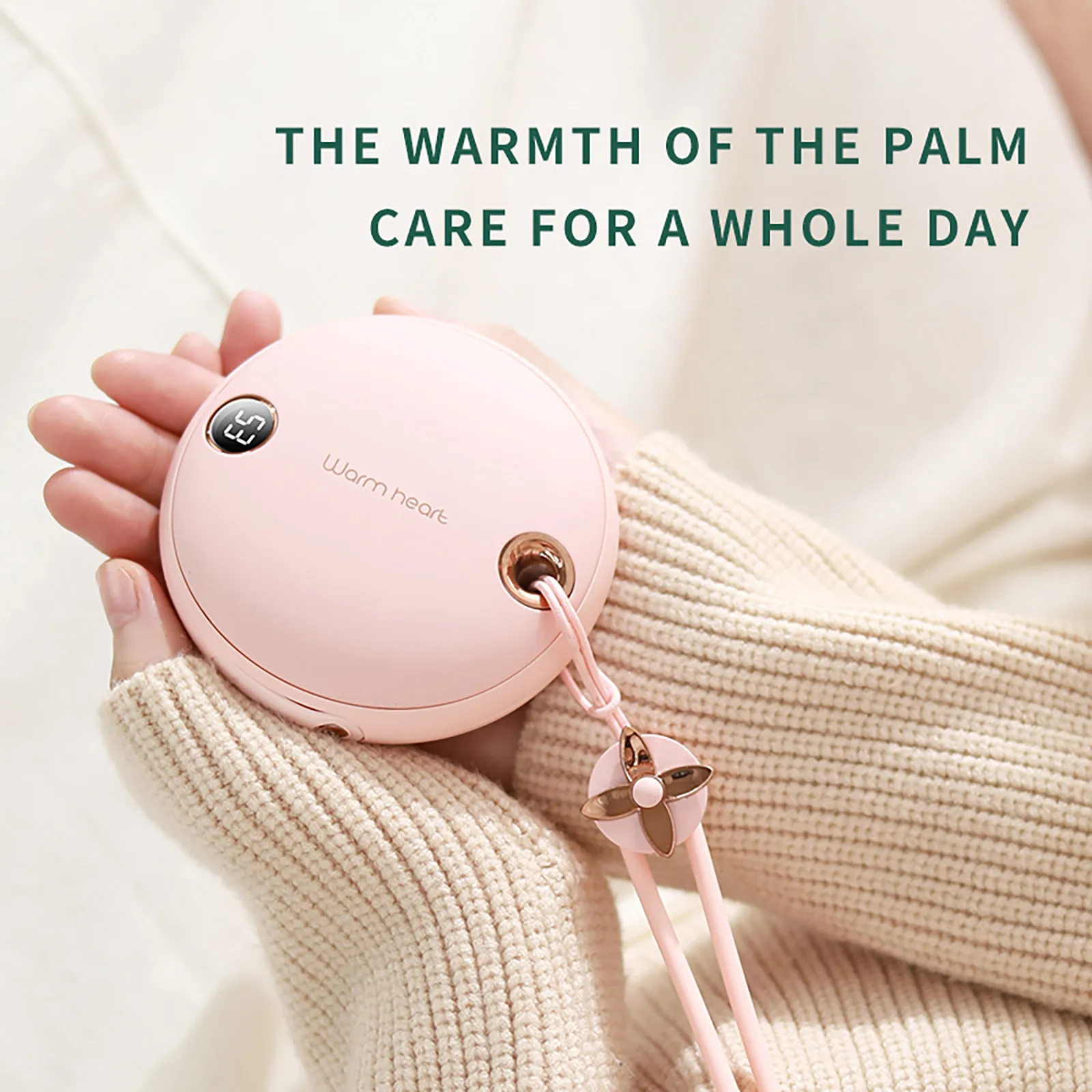 Портативный USB Перезаряжаемые Электрический подогреватель для рук Цифровой