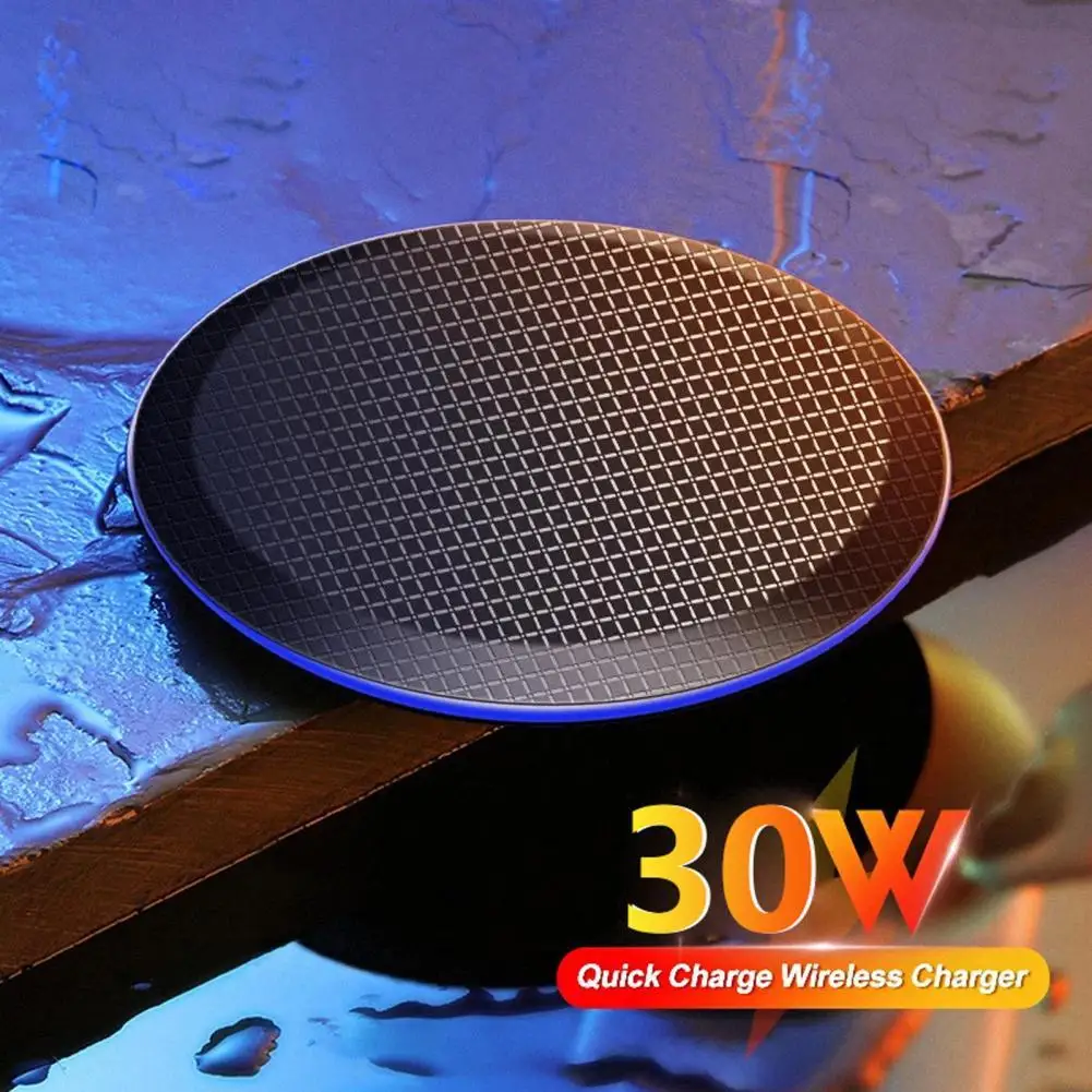 

5W/10W/15W/30W Universal Qi Wireless Charger Fast Charging Pad for Mobile Phone