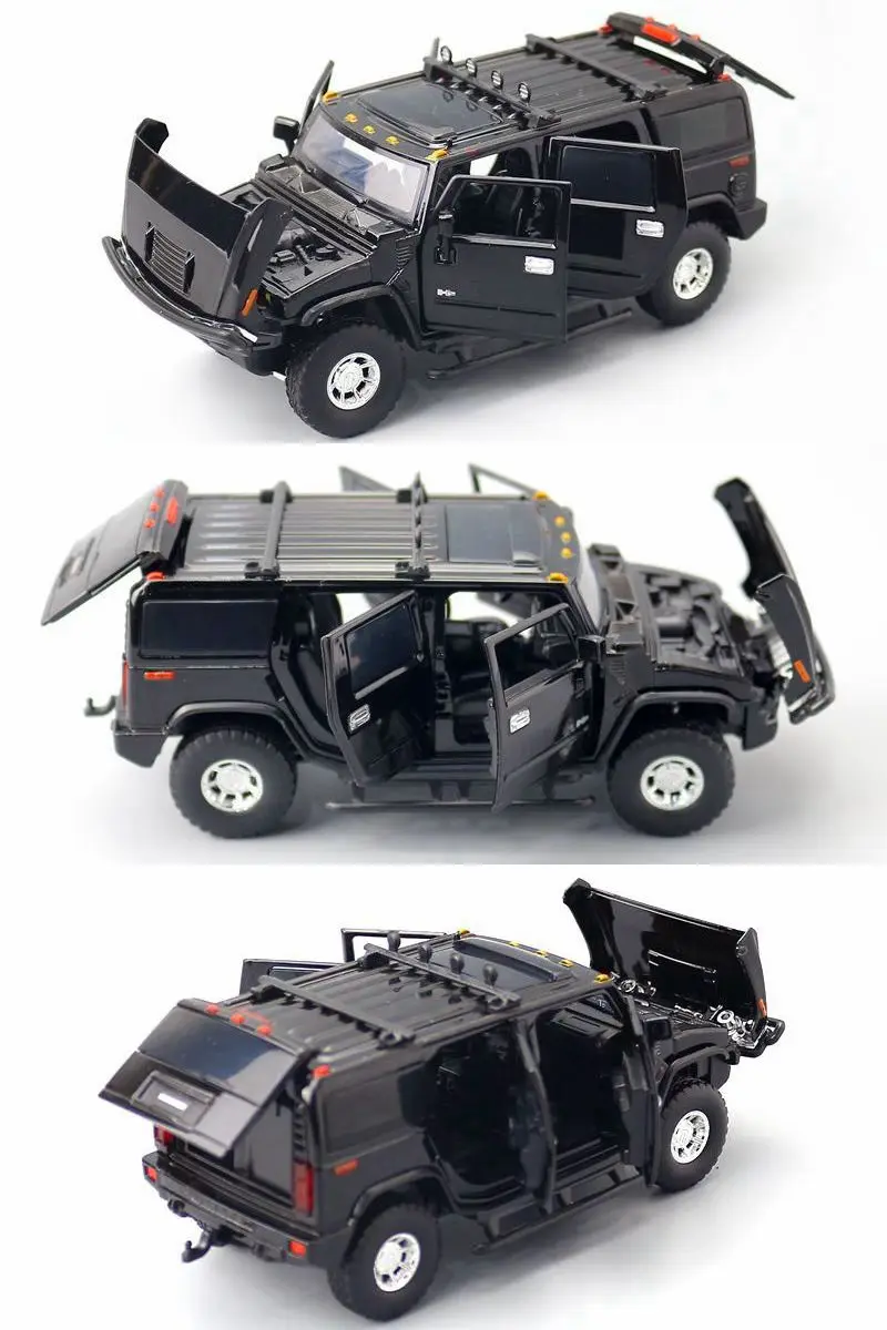 Модель Джек-фреш/литые игрушки/Масштаб 1:32/внедорожник Hummer 2008 H2 внедорожник/звук