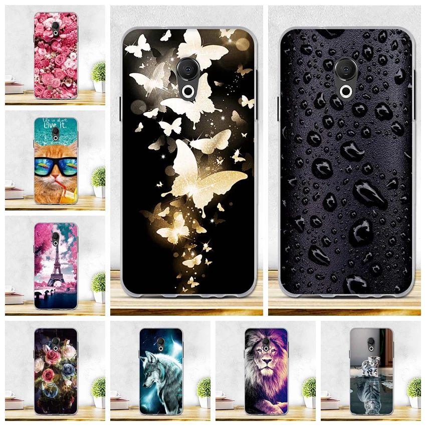 Чехол для Meizu 15 Lite, тонкий чехол из ТПУ на заднюю панель для Meizu M15/15 Lite, мягкий силиконовый чехол для телефона s для Fundas Meizu 15 Lite