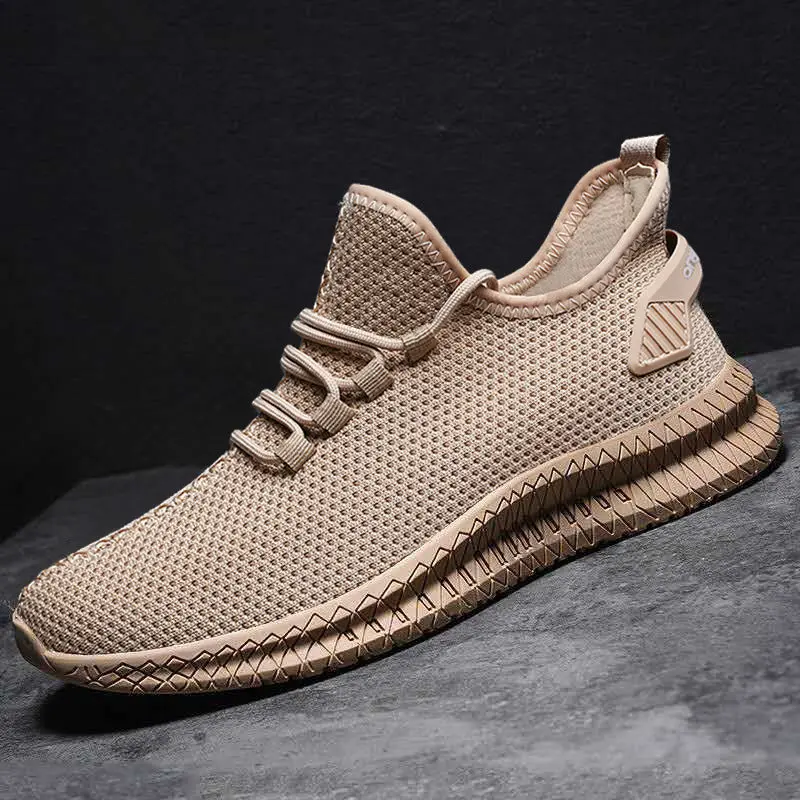 

Men Running Shoes Light Jogging Sport Shoes Male Lace Up Athletic Sneakers Breathable Athletic Trainers Flat Walking Shoes Cheap