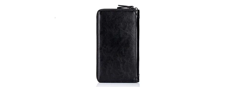 Заграничного паспорта держатель кошелек Кредитная пластиковые карточки для бизнеса чехол для Для мужчин мужские ботинки из натуральной кожи, с молнией по кругу, RFID блок чехол