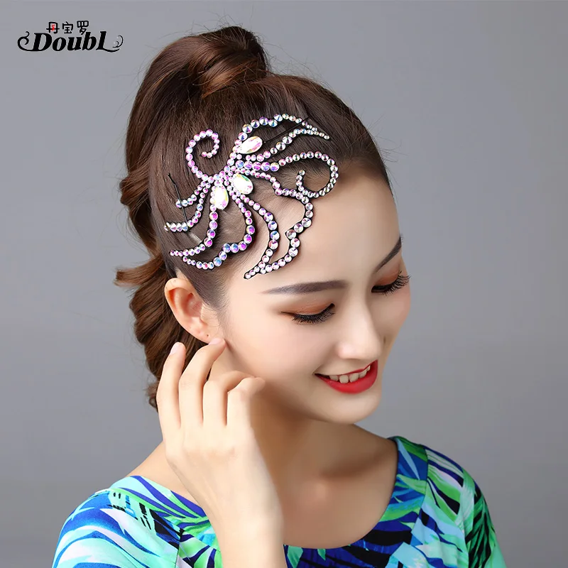 Новый женский головной убор для современных танцев Национальный латинских с