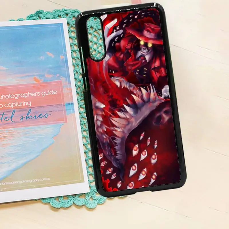 

Alucard Hellsing Japanese cartoon high quality Phone Case shell PC for iPhone 11 12 pro XS MAX 8 7 6 6S Plus X 5S SE 2020 XR