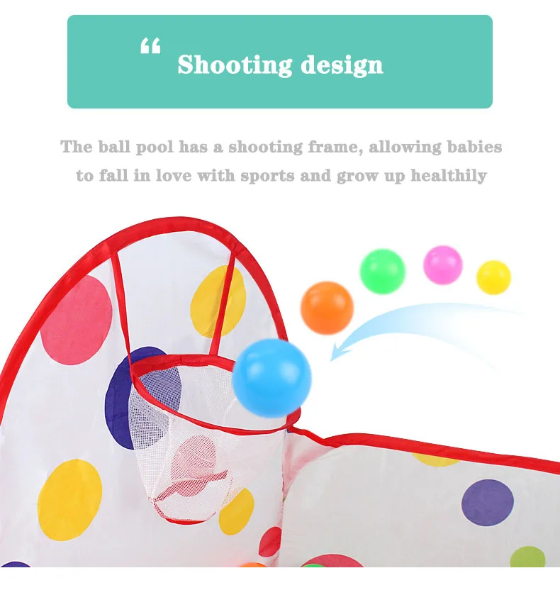 3 шт./компл. детский бассейн для шаров сухой большая палатка детей портативный