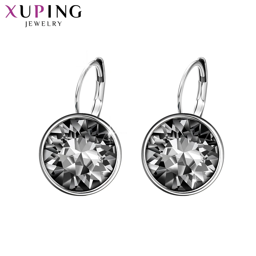 Xuping модные Кристаллы от Swarovski цвет красочные серьги с родиевым цветным покрытием Шарм для женщин ювелирные изделия подарок XE2189