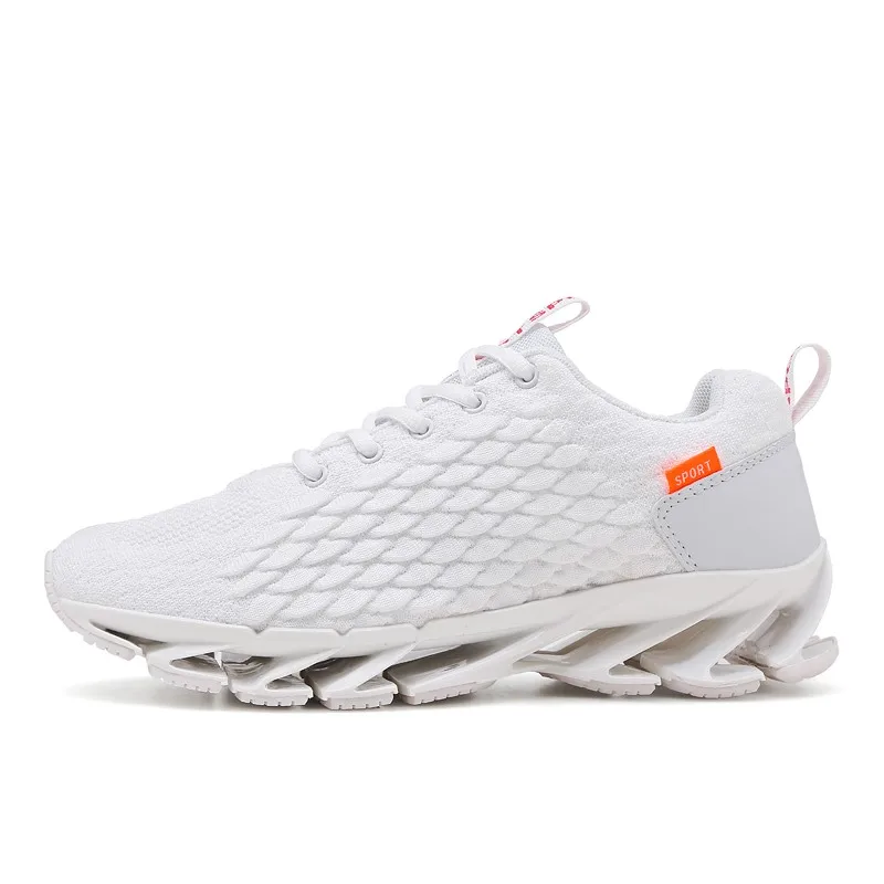 9035-White Мужские кроссовки для бега, спортивная обувь, модные кроссовки для тренировок, уличные кроссовки для ходьбы, бега, тенниса, мужские кроссовки амортизирующие - Цвет: 9035-White