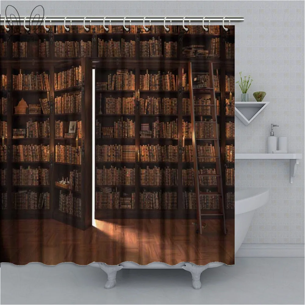 Таинственная дверь в книжном шкафу таинственная библиотека с подсветкой свечи