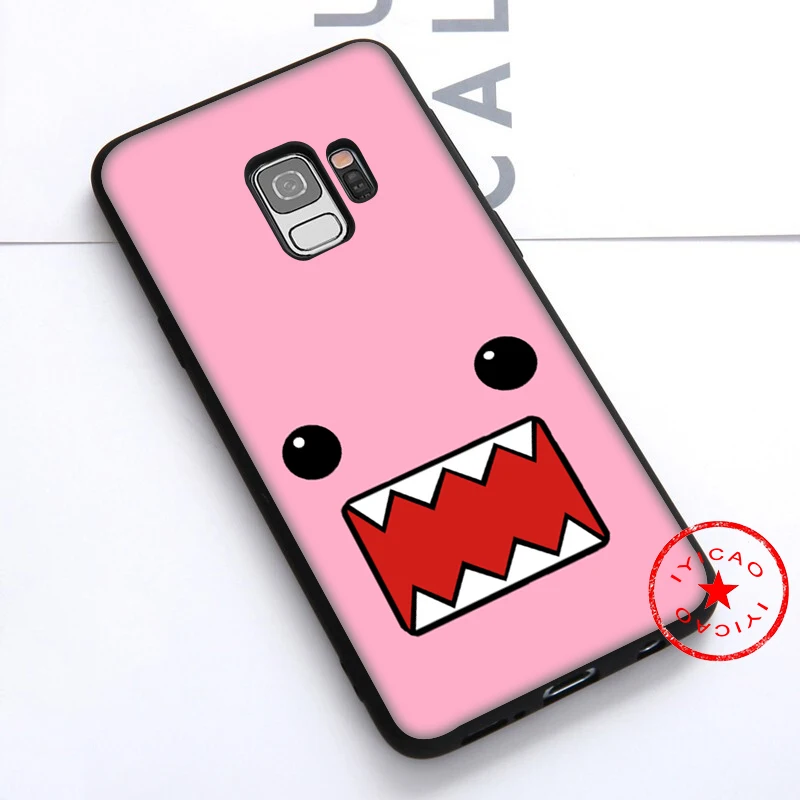 IYICAO простой Domo Kun мягкий чехол для samsung Galaxy S10e S10 S9 S8 Note 8 9 10 Plus S6 S7 Edge TPU |