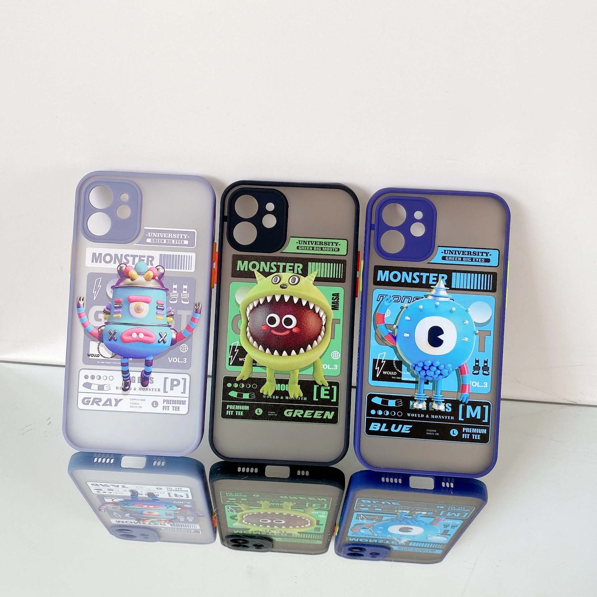 

A Variety of Skin-friendly Hand Side of the Little Monster Custom Apple Phone Shell For IPhone 12 11 11Pro Max XR XS Max X 8 7P