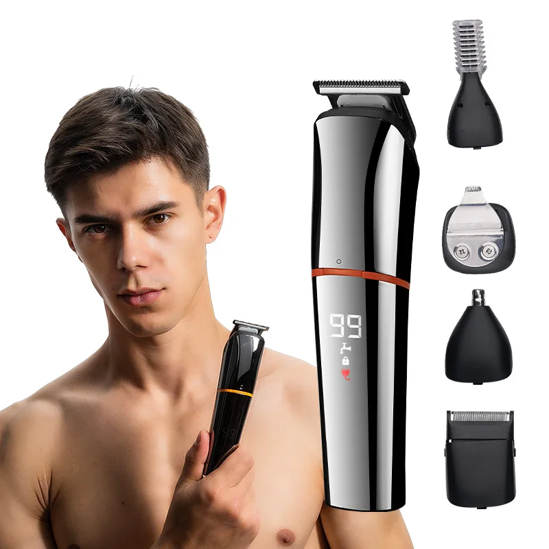 

New Professional Hair Clipper Set Men Electric Washable Nose Trimmer Shaving Waterproof Hair Trimmer Clipper Cutter Machine