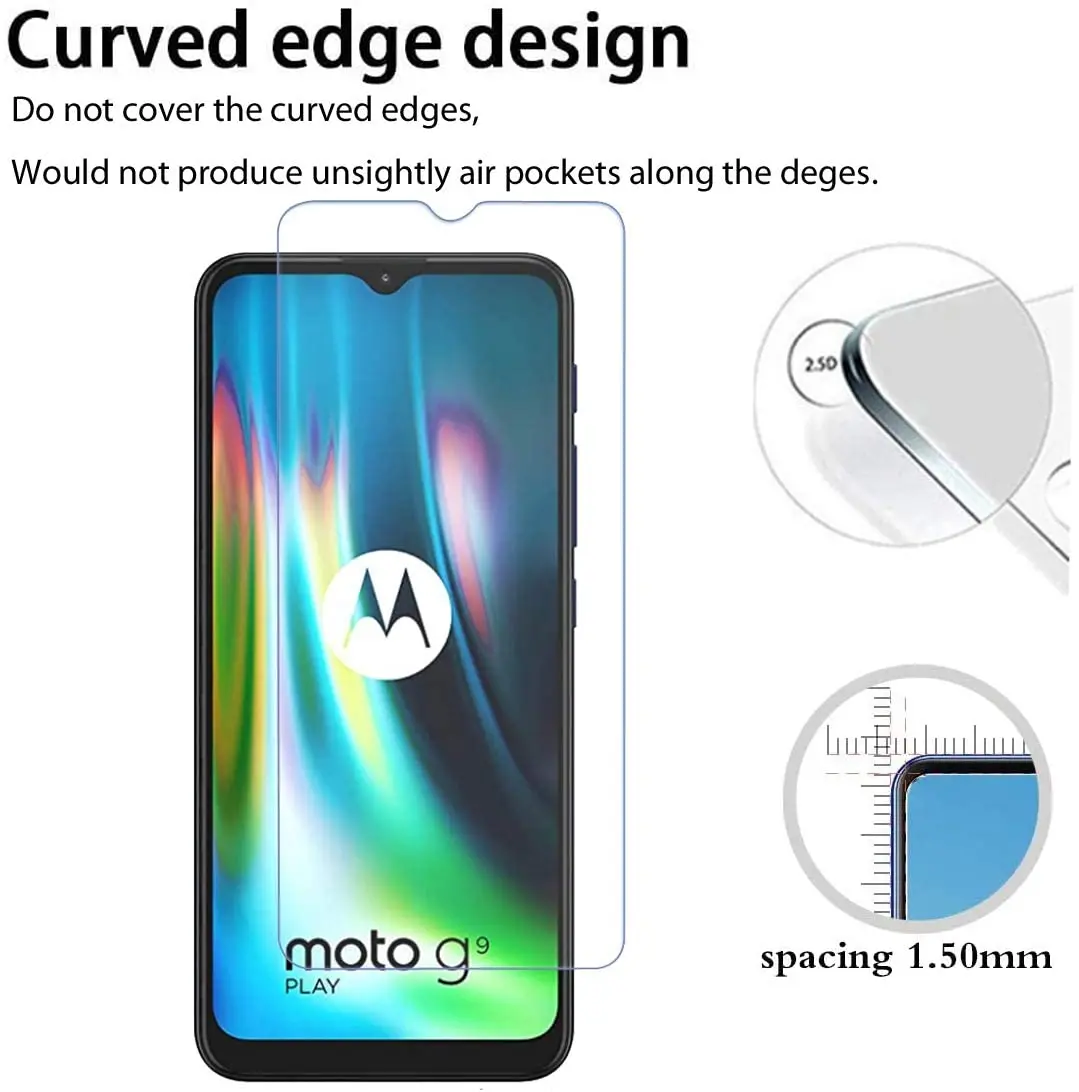 Закаленное стекло для Motorola Moto G9 Play 6 5 дюйма защитная пленка G9PLAY экрана чехол