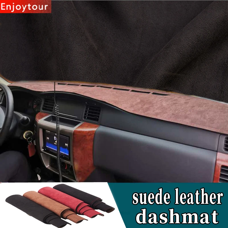 For Nissan Patorl Y61 SAFARI 1998-2009 Accessories Suede Leather Dashmat Dashboard Cover Pad Dash Mat Carpet Car-styling