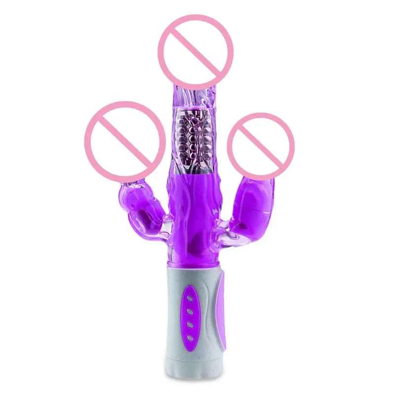 Гелиевый фаллоимитатор вибратор вращающийся Кролик Водонепроницаемый