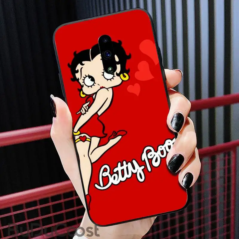 

Betty Boop Colorful Cute Phone Case For Redmi 6 4X 7 7A 8 GO K20 Note 4 4X 5 5A 6 6 Pro 7 8 8pro