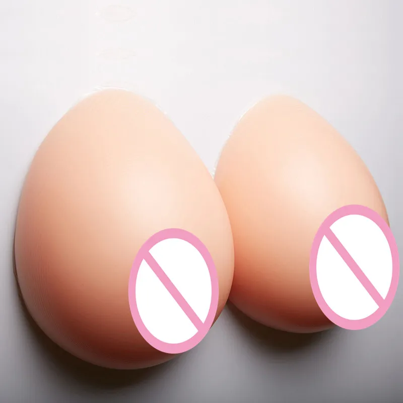 3200g Silicone Breast Form H Cup Prosthesis Fake Boobs Enhancer Push Up Bra Pink Strapless Bra Crossdresser Mastectomy Bra
