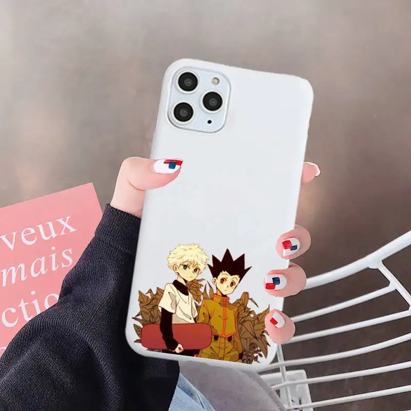 

HUNTER x HUNTER Japan anime Phone Case Candy Color for iPhone 6 7 8 11 12 s mini pro X XS XR MAX Plus