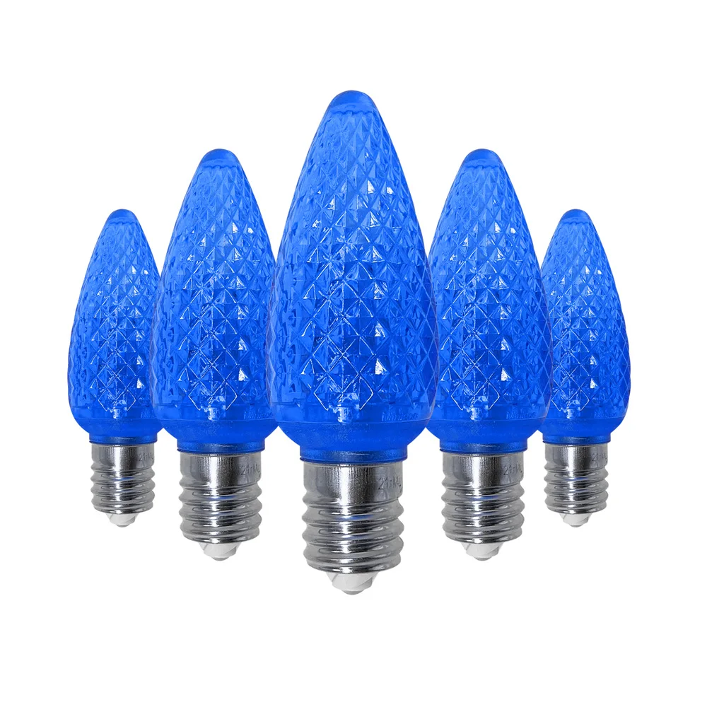 UL Listed 25 шт C9 светодиодный лампы для замены 3 SMD СВЕТОДИОДНЫЙ s в каждой