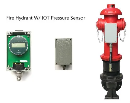 

433/470/868/915MHz LoraWan Compliant IOT Pressure Sensor for Fire Hydrant Monitoring System