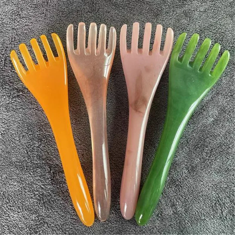 

Natural Face Massager For Guasha Scraper Jade Roller Massage Face Gua sha Scraper Jade Roller Microniddle Roller Face Massager 2
