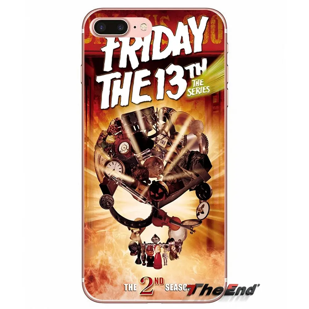 Силиконовый чехол для телефона Apple IPhone X 4 4S 5 5S SE 5C 6 6s 7 8 плюс Plus ужас пятница 13th