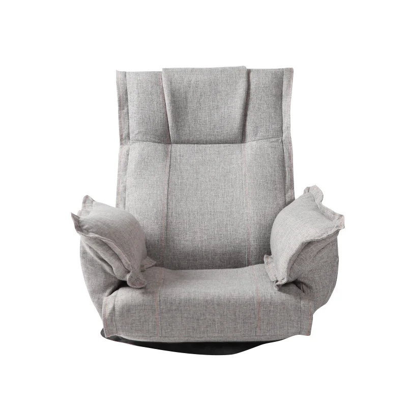

Lazy sofa single rotation armrest creative Japanese tatami living room folding leisure bedroom chair