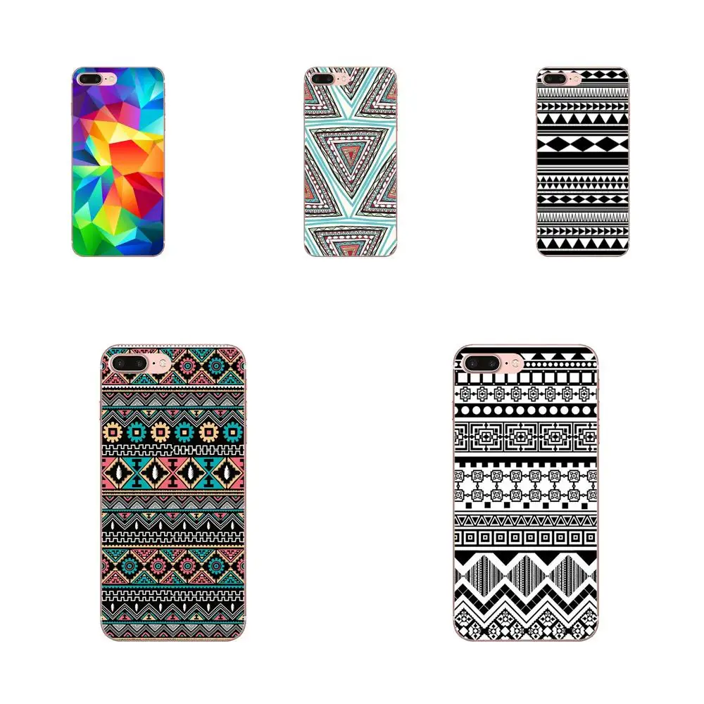 TPU Printing Geometry Art Triangle Tribal Aztec Ethnic For Galaxy J1 J2 J3 J330 J4 J5 J6 J7 J730 J8 2015 2016 2017 2018 mini Pro | Мобильные