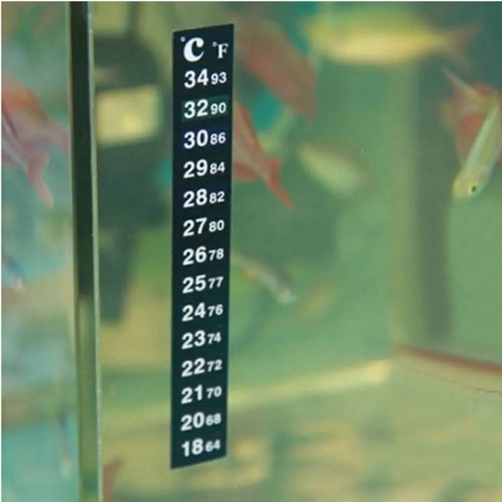 For Fish Tank Продукт торговая марка одежды термометр жидкокристаллический пуховик лыжные костюмы термометр теплая одежда креативный термометр - Цвет: For Fish Tank