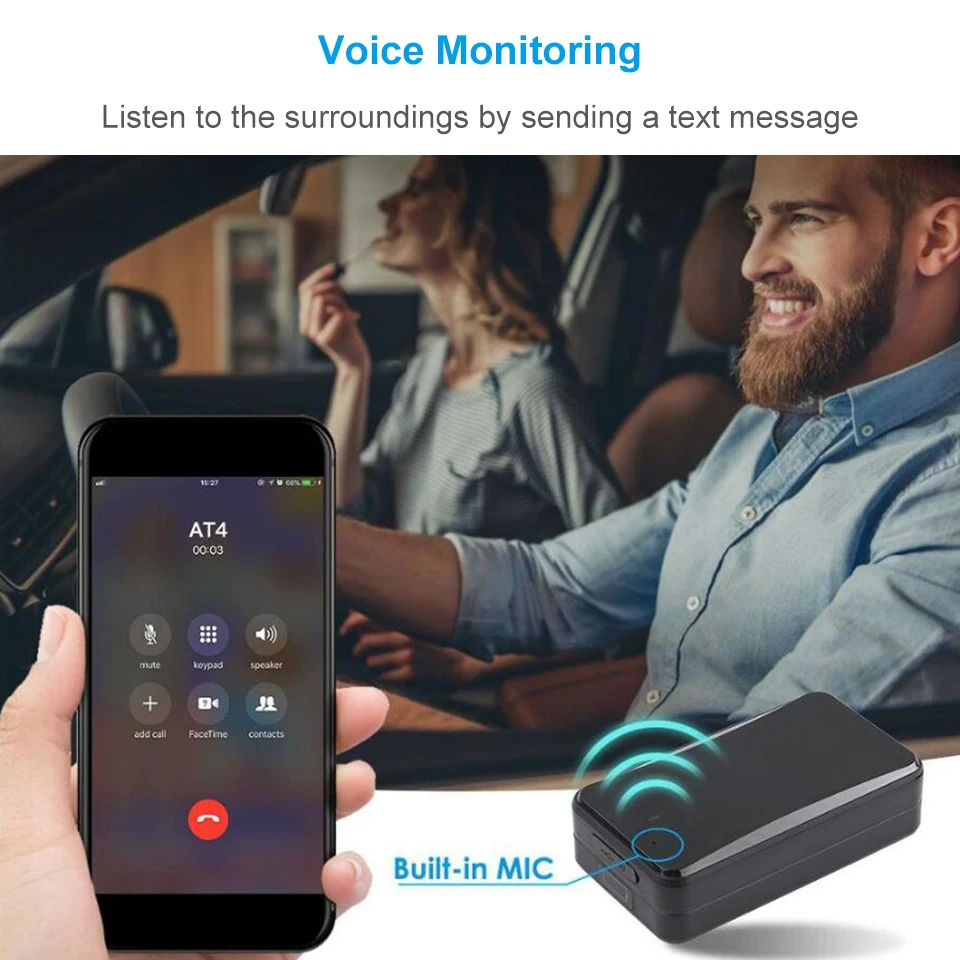 $59.99 Concox AT4 Magnetic GPS Tracker Anti-Theft GSM Waterproof IP65 Asset Locator with 10000mAh Real-Time Tracking APP for Google Map