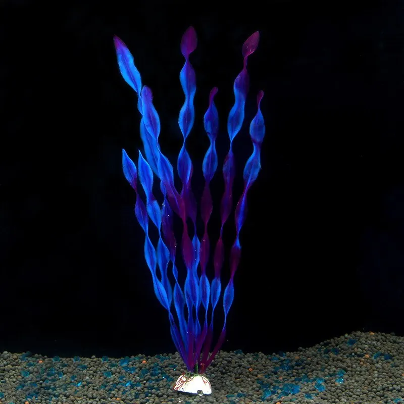 Светящаяся имитация растений аквариум ландшафтное украшение искусственная вода