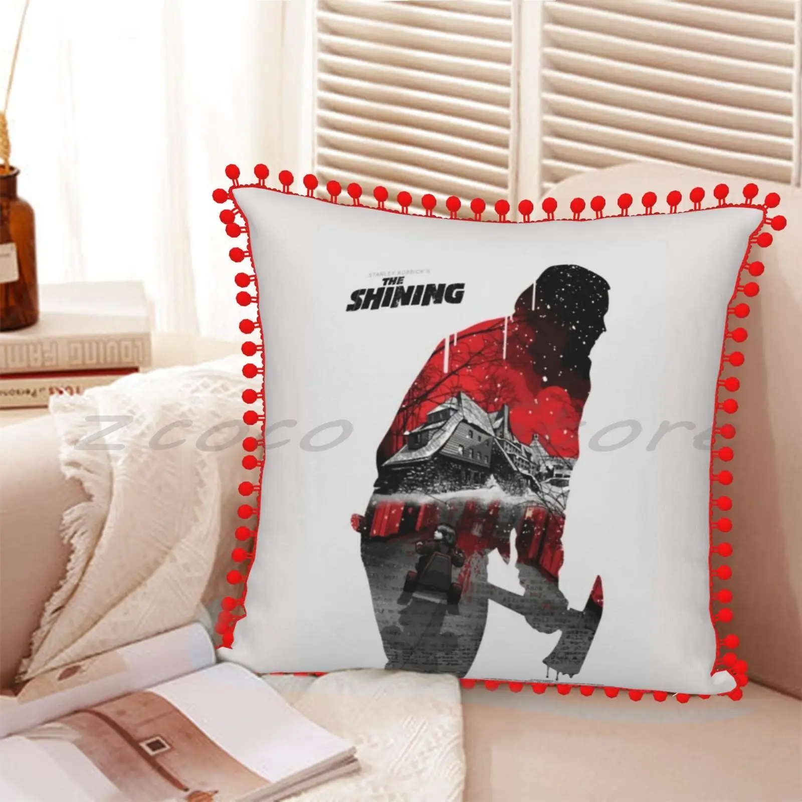 Наволочка из льняной плюшевой бархатной ткани с принтом на заказ Johnny'S Here