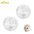 Прозрачная ПЭТ-Хомяк шаровой забавные роликовое колесо бег тренировочный мяч игрушка для Шиншилла морская свинка осуществлять поставки