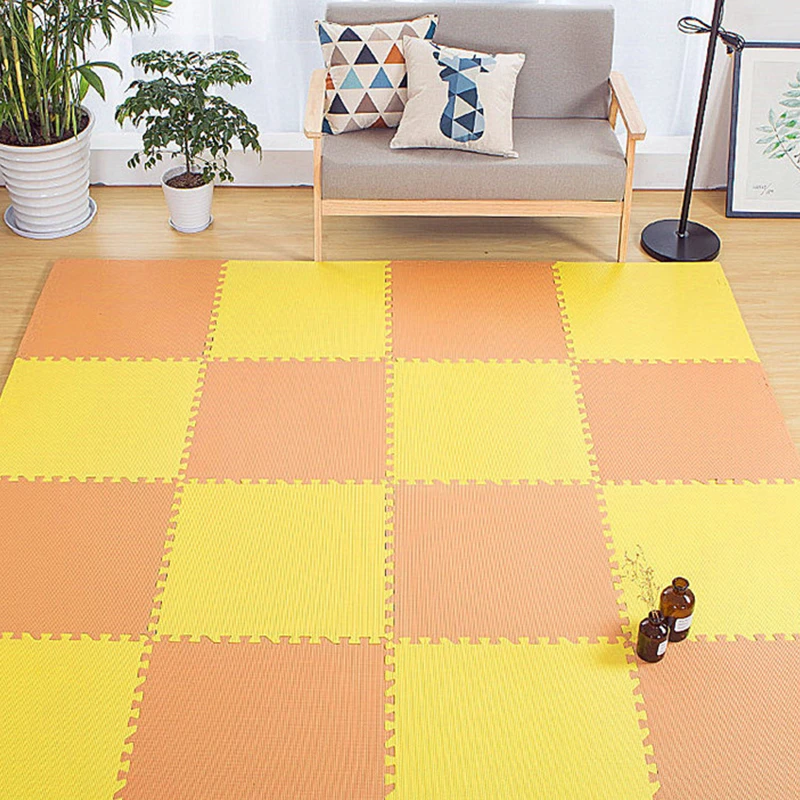 10 шт. 30x30 см мат из поролона Ева сплошной цвет мягкие сращивающиеся Коврики Дети