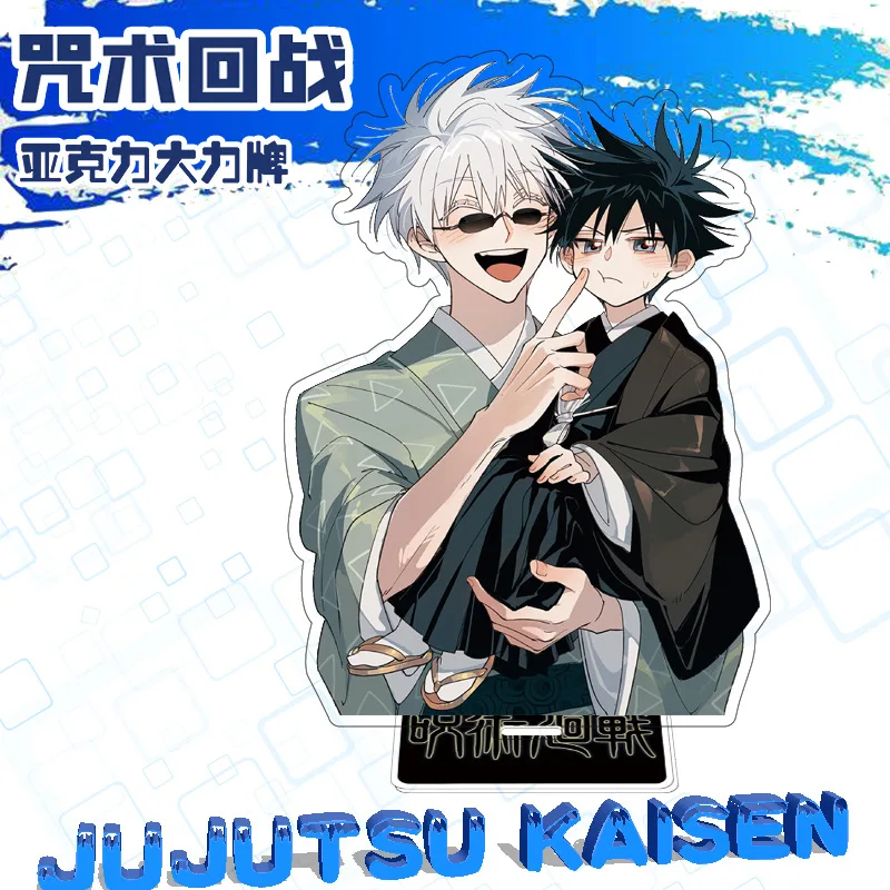 

Anime Jujutsu Kaisen Figure Acrylic Stand Model Toys Yuji Itadori Gojo Satoru Action Figures Decoration Cosplay Collection Gifts