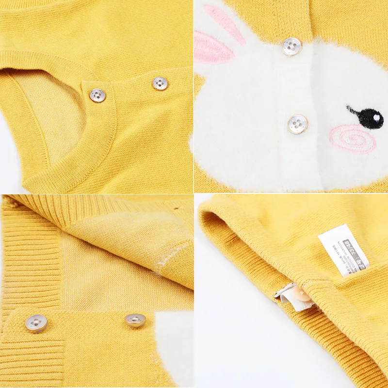 

Spring Autumn Cute Baby Sweater Suit Infant Boys Knitting Sweater Sets Warm Cotton Girls Clothes 2pcs For Newborns Clothing
