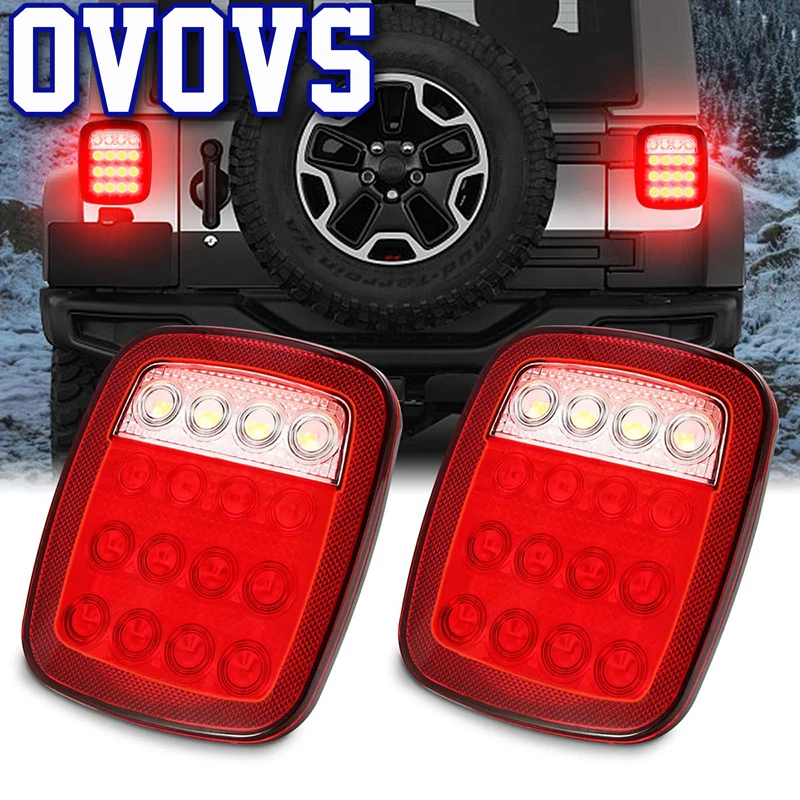 Светодиодный задний фонарь стоп сигнал для заднего хода номерного знака Jee p Wra ngler