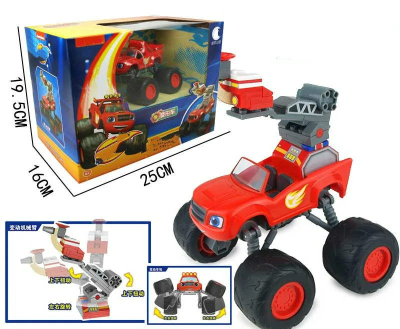 1 шт. блестящие игрушечные машинки русский дробилка грузовик фигурки игрушки