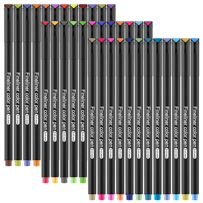 

Fineliner Pens, 36-Colors Fine Point Pens Set with 0.4mm Fine Tip, Fineliner Color Pen for Drawing, Sketch, Writing