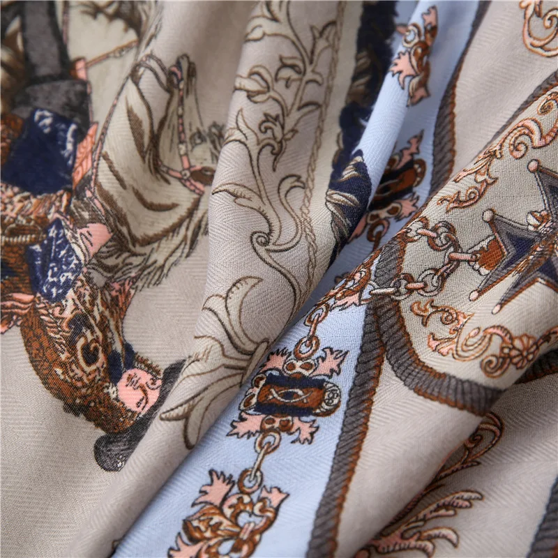 Women Newest Vintage Pattern Cotton Scarf 10pcs/lot