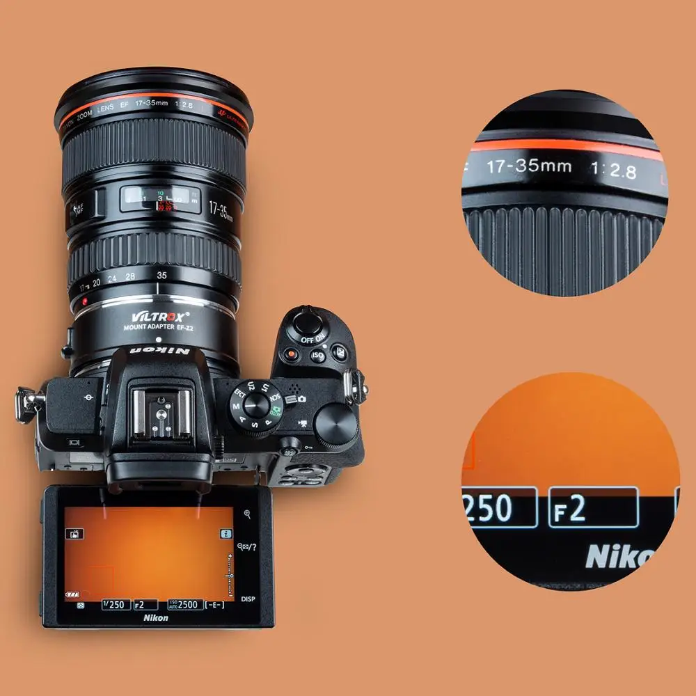 Viltrox EF Z2 адаптер объектива фокусное расстояние редуктор усилитель Автофокус для